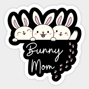 Bunny Mom tshirt and Hoodie, Bunny Mother tshirt, Rabbit Lover Gift, Rabbit Gift, Bunny Mom Gift, Pet T-shirt, Mama shirt Sticker